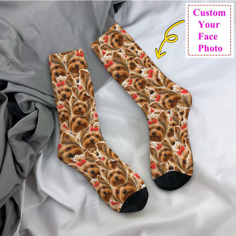 Dress Sock Men - Calzini eleganti personalizzati con faccia di
